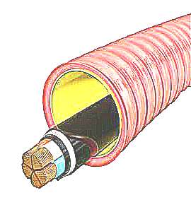 ПНД трубы для кабеля в земле